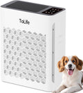 Tolife Air Purifier Large Room, Air Purifiers for Home Pets Hair with Washable Filter, Air Cleaner for Bedroom up to 1095 Ft² Dust Smoke Odor, Sleep Mode, Timer, White by ToLife