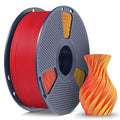 Matte PLA Filament 1.75mm, 1kg(2.2lbs) 3D Printer Filament, Smooth Matte Finish, Less Brittle, Dual Color Appearance from Different Angles, RedYellow by YOOPAI