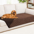 Smiry Waterproof Dog Bed Cover Pet Blanket, Soft Washable Dog Blanket for Furniture Bed Couch Sofa Reversible, Checkered (40"x70", Brown/Chocolate) by Smiry