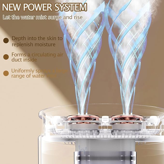 Humidifiers for Bedroom,Cool Mist Humidifiers Room Humidifier Colorful Breathing Light Silent Humidifier USB personal desktop humidifier, for baby bedroom travel office home - Image 3
