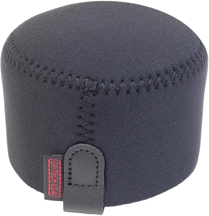 OP/Tech USA Hood Hat – Universal Lens Cap for DSLR & Digital Cameras | Neoprene Camera Lens Hood, Soft Cap for Camera Lens & Protection - Small (Black) - Made in USA by OPTECHusa