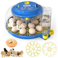 Incubators for Hatching Eggs, 18 Egg Incubator with Automatic Egg Turning and Humidity Control, 360° View Incubadora De Huevos De Gallina, Egg Candler, Incubator for Chicken Eggs, Ducks, Goose, Quail by Unknown