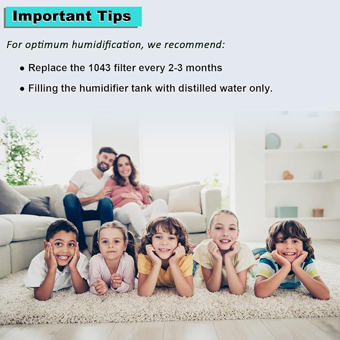 2 Pack 1043 Humidifier Super Wick Filter Compatible with Essick Air AIRCARE EP9800, EP9700, EP9500, EP9R800, EP9R500, 831000, 826800, 826000, 821000 and Bemis Space Saver 800, 8000 Series Humidifiers - Image 4