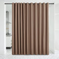 NICETOWN Verical Blinds for Living Room Bedroom Dining Sunroom Basement Wall Divider, Room Dividers Space Screens Partitions, Extra Large Blackout Curtain (1 Pack, 20ft Wide x 8ft Long, Cappuccino) by NICETOWN