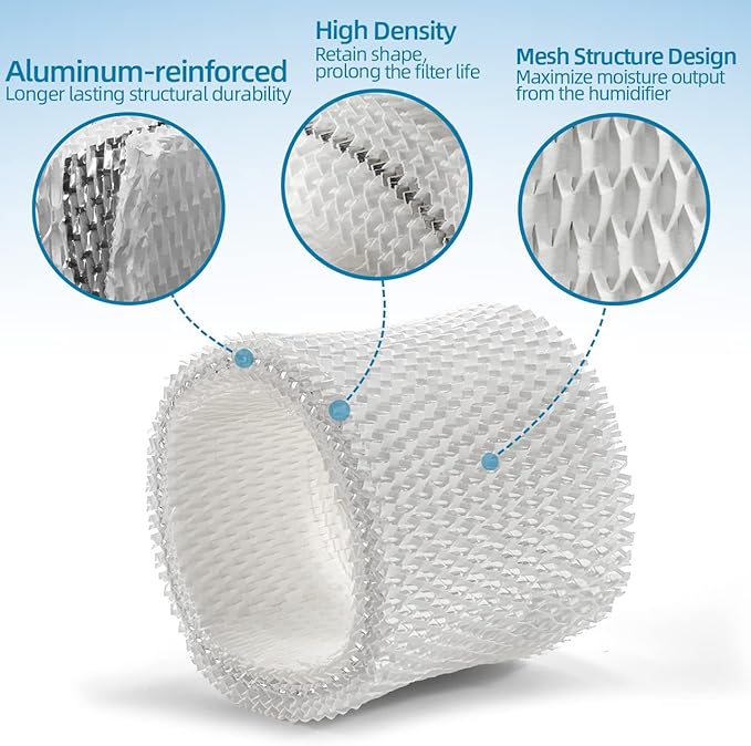HC888 Humidifier Wicking Filter C Replacement for Honeywell HCM-890 HEV-320, Walgreens HC-888 HC-888N HCM-890 HEV-320 Series & Duracraft D88 DCM-200 DH-890 Cool Mist Humidifier Filters - Image 2