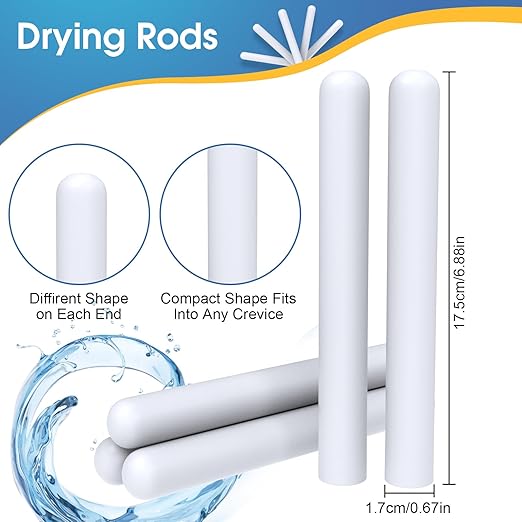 NUHUi 10 Pcs Large Drying Sticks Dry Desiccant Dehumidifier Rod Dryer Stick Reusable Desiccants Absorb Liquid Easily Keeps Toys Dry Gift - Image 4