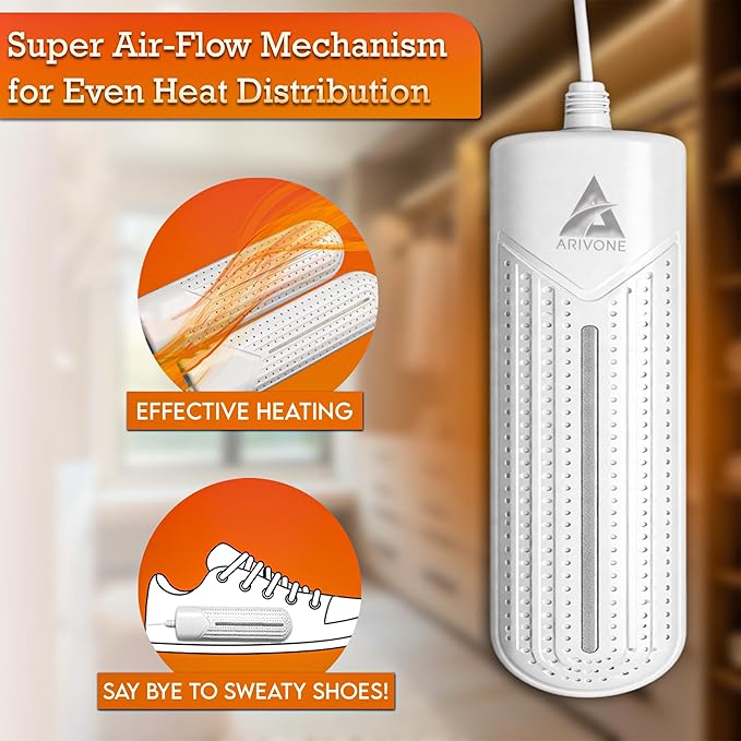 Portable Boot Dryer for Work Boots & Shoes - Quick & Efficient Electric Boot & Glove Dryer, Smart Drying System for Work Boots, Sneakers, Gloves, & Socks - Automatic Shoe Dryer for All Seasons - Image 9