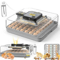 Incubators for Hatching Eggs 48 Egg Incubator with Automatic Turning and Humidity Control for Chicken Duck, Egg Candler for Chicken Eggs Goose Incubator Duck Quail Chick for Hatching Poultry (Grey) by Unknown