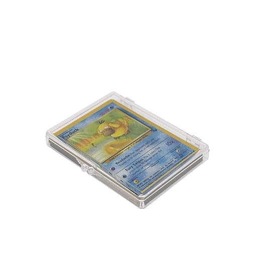 BCW Hinged Trading Card Box – 25 Count (Pack of 1) | Clear Plastic Card Storage Box | Snap Lock Trading Card Case for Pokémon, and TCG Cards - Image 3