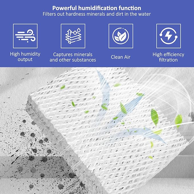 Replacement 4 Pack Humidifier Filter for Kenmore for Sears 758 Model (8 7/8" x 6 5/16" x 2 7/16") - Image 4