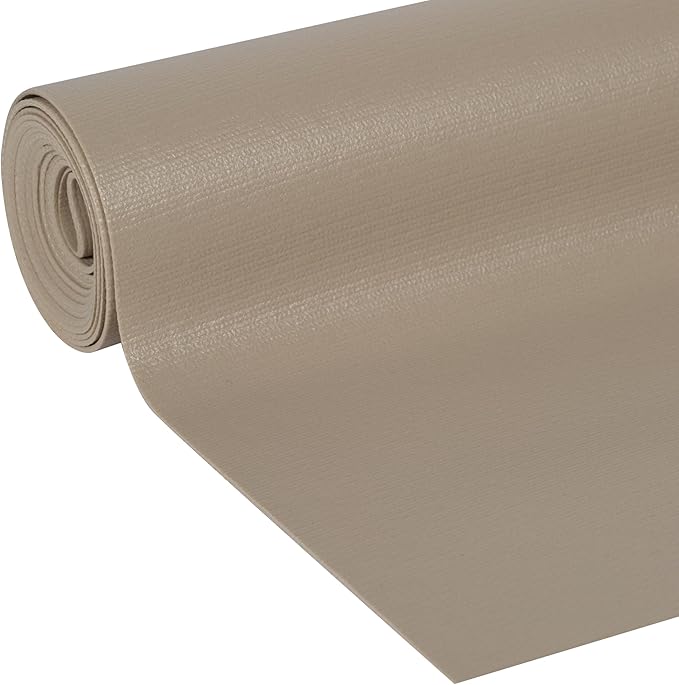 EasyLiner with Clorox Solid Grip Shelf Liner - Easy to Cut & Install for Closet, Pantry, Wire Shelves, Kitchen Cabinets - Non Adhesive Non Slip Shelf Liner - 20" x 6 ft. - 6 Roll Project Pack - Beige - Image 2