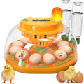 Incubators for Hatching Eggs, 12 Egg Incubator with Automatic Egg Turning and Humidity Control, Egg Candler, Auto Water Replenishment, Air Vent, for Hatching Chicken Duck Quail Goose Eggs by Viowey