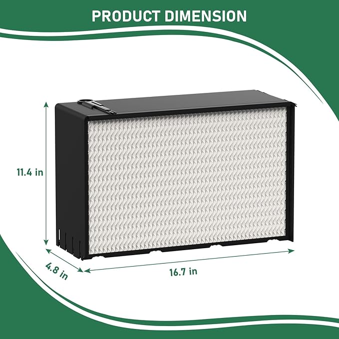 Carmerny 2 Pack 1045 Super Wick Humidifier Filter Replacement Compatible with Essick Air AIRCARE H12300, H12300HB, H12400, H12400HB, H12600, H12600, H12001, H12AEUO, H12AUKP Series Humidifiers - Image 2