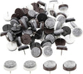 PATIKIL 28 mm Nail-on Felt Pads, 72 Pcs Round Felt Furniture Sliders Pads Heavy Duty Floor Protectors for Wooden Chair Sofa Cabinet Table Leg Feet Hardwood Floors, Black/Brown/White by PATIKIL