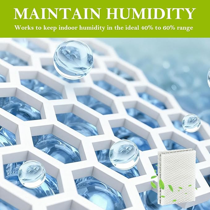 4 Pack MD1-0034 Replacement Humidifier Wick, Humidifier Filters Compatible with Vornado Evaporative Humidifier EV100, EV200, EVDC300, EVD500, EVD505, Evap2 (Not for Evap3) - Image 5