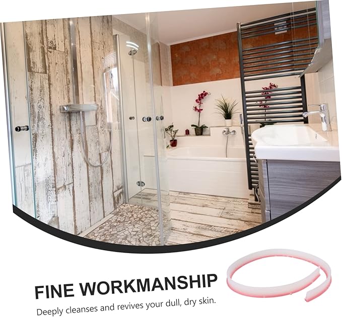 NUOBESTY 1pc Bendable Water Retaining Strip for Bathroom Flexible Wet Dry Separation Strip for Shower Toilet and Sink Areas Easy to Install Practical - Image 5