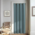 NICETOWN Blackout Greyish Blue Curtain for Living Room - Grommet Solid Thermal Insulated Sound Dampening Doorway Window Curtain Drape for Bedroom/Sliding Door (1 Panel, W46 x L80) by NICETOWN