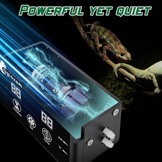 Automatic Reptile Mister System, Reptile Humidifiers Smart Misting System, Snake Mister Smart (2 Nozzles) - Image 3
