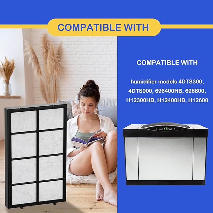 1051 Humidifier Air Filter Compatible with AIRCARE 1051 Evaporative Humidifier Essick Air Part # 1051-Models 4DTS300, 4DTS900, 696400HB, 696800, H12300HB, H12400HB, and H12600, 3 Packs - Image 3