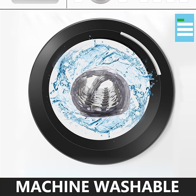 WELTRXE Non Slip Bathtub Mat 35 x 16 Inches Pebbles Shower Mats with Suction Cups, Drain Holes for Bathroom Showers, Tub, Machine Washable Bathroom Mats BPA, Latex Free Safe Tub Mats - Clear Gray - Image 6