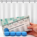 Powerful Anti-Billowing Magnetic Shower Curtain Weights for Splash-Free Bath Experience - 360° Silicone Wrapped - Will Never Rust - Heavy Magnets Prevent Curtain Liners from Blowing | 4 Pairs | Blue by HMmagnets