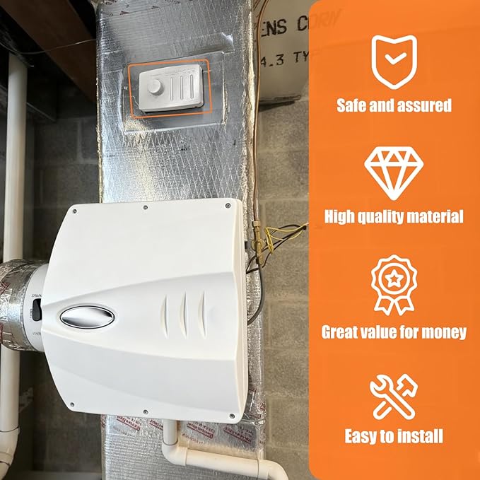 4655 Manual Whole House Humidifiers/Wall Mounted Humidifier Control Humidistat For AprilAire Manual Humidifier Whole House,24VAC - Image 6