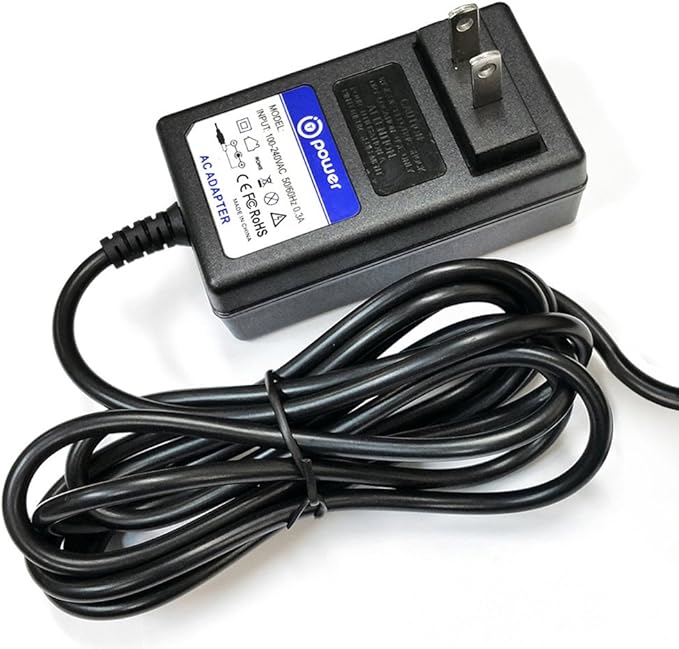 T-Power 6.6ft Long Cable Ac Dc Adapter for Dickson P,N: R157 12V DC Adapter Charger for : Recorder, Temp,Humidity Recorder Data Logger, Flat Panel, Data Logger Chart Recorder - Image 2