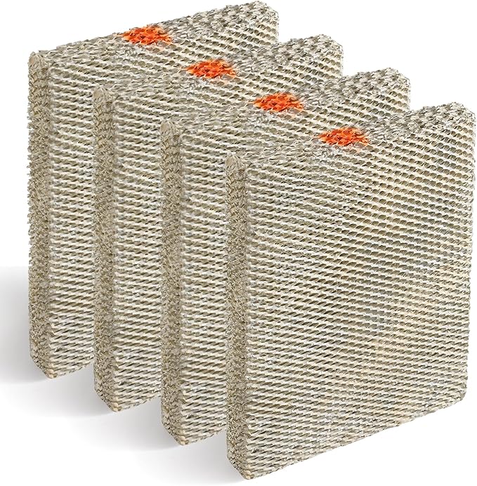 4Pack 35 Water Panel Humidifier Replacement Filter Made of Aluminum Mesh Compatible with AprilAire Whole-House Humidifier Models 300 350 360 560 560A 568 600 600A 600M 700 700A 700M 760 760A 768 by HOME