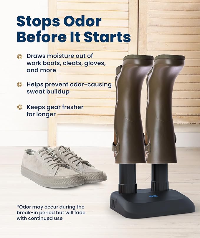 Everlasting Comfort Boot Dryer for Work Boots – Easy-to-Use, Silent & Energy-Efficient Boot Warmer and Shoe Dryer for Sneakers, Electric Fanless Convection Design to Reduce Odor (1 Pair) - Image 2