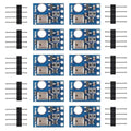 10PCS AHT10 High Precision Digital Temperature and Humidity Sensor Measurement Module I2C Communication Replace DHT11 SHT20 AM2302 by UMLIFE
