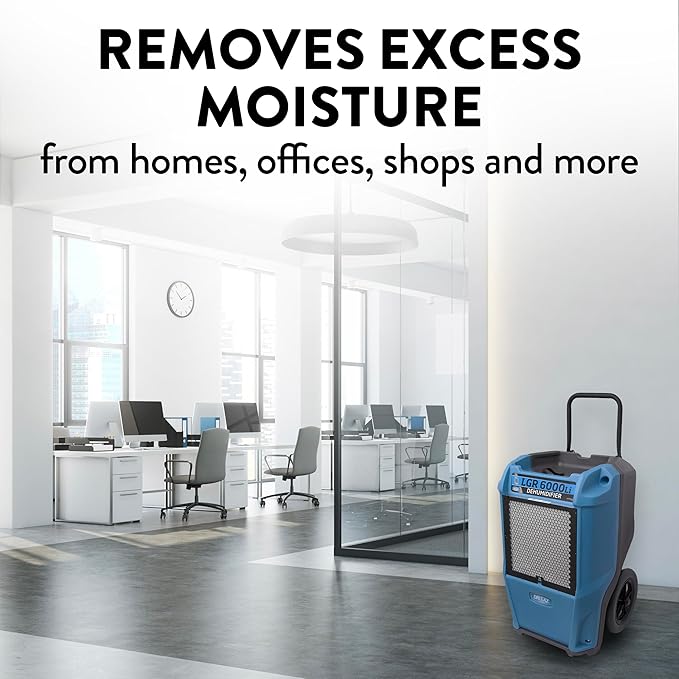 Dri-Eaz LGR 6000Li Commercial Dehumidifier with Pump, Portable Industrial Dehumidifier (F600) - Image 8