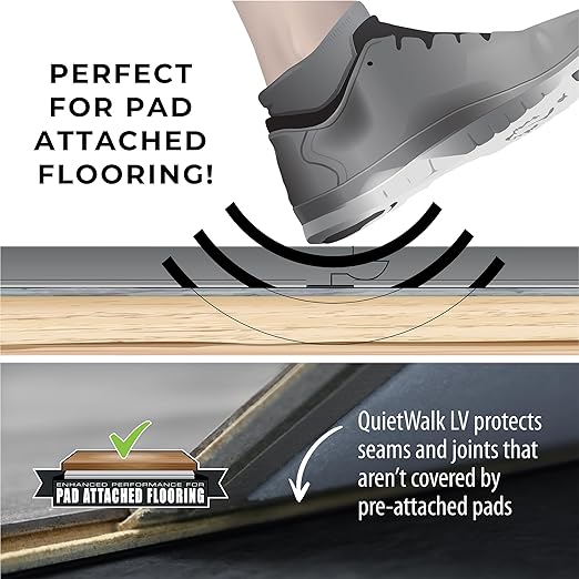 QuietWalk LV 300 – Premium Underlayment for Luxury Vinyl, Laminate & Engineered Wood Flooring (300 sq. ft. Roll) - Image 9