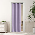 MYSKY HOME Lilac Closet Curtain for Doorway - Light Purple Door Panel for Living Room, Bedroom - Grommet Room Darkening, Thermal Insulated Blackout - 34 x 80 Inch by MYSKYHOME