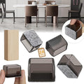 24PCS Rectangular Chair Leg Floor Protectors, Furniture Sliders, Non-Slip Felt Furniture Pads for Hardwood Floors, Silicone Cap Covers to Protect Floors,(Fit L :1.34-1.57", W: 0.87-1.18") by Indemo