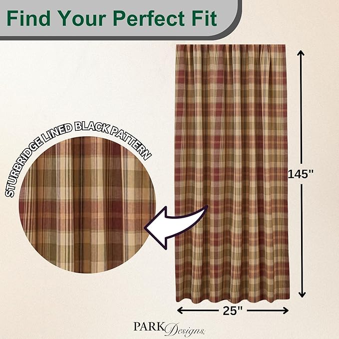 Park Designs Fishtail Swag Curtains - Saffron, 145" x 25" | Extra Long Window Scarf | 100% Cotton | Primitive & Traditional Home Decor - Image 3