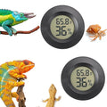 Reptile Thermometer and Humidity Gauge Digtal Terrarium Thermometer Circular Bearded Dragon Cage Accessories Reptile Temp and Humidity Gauge for Leopard Gecko Hermit Crab Gecko Lizard Etc 2pc by SerundoAuto