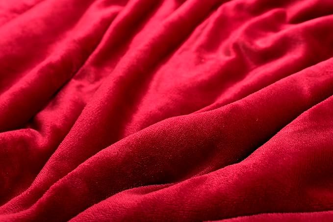 Waterproof King Size Blankets for Bed 80'' x 90'', 3 Layer Lightweight and Stain Resistant Blankets Waterproof Sherpa Bed Cover Spill-Proof Dog Splash Throw for Couch, Sofa Protect, Camping(Red) - Image 5