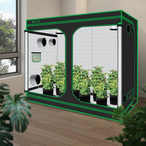10x5 Grow Tent, 120"x60"x78" 600D Mylar Hydroponic Growing Tents for Plants Inside Reflective Grow Tent Growing Room Hydroponic System - Image 2