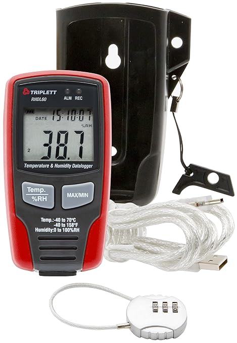 Triplett RHDL60-NIST USB Temperature/Humidity Datalogger with Certificate of Calibration to NIST - Record 16,000 Readings Each - Image 4