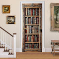 3D Door Stickers, Peel and Stick Vinyl Wallpaper, Self-Adhesive Mural for Home Decor 30.3" W x 78.7" H by BVBOX