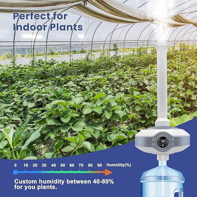 Humidifier Large Room 1000 sq.ft. AILINKE Whole house & Commercial Humidifier 800ml/h Mist Output, Tankless Ultrasonic Cool Mist Industrial Humidifiers for Home, Office, Plants, Greenhouse, Warehouse - Image 5