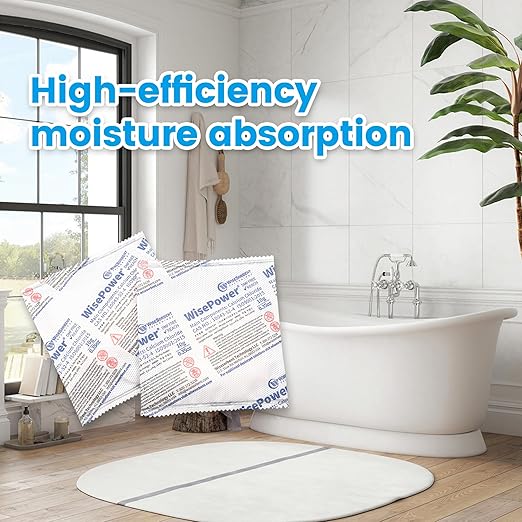 10Pcs 25 Gram Calcium Chloride Dessicant Packs, Double-Layer High Hygroscopic Desiccant, Quickly Absorb Moisture in The Environment in A Short Time - Image 5