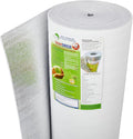 SmartSHIELD -10mm 48" x 50ft R20 Reflective Insulation roll, Foam Core Radiant Barrier, Thermal Insulation Shield - White / FOIL by INSULATIONMARKETPLACE