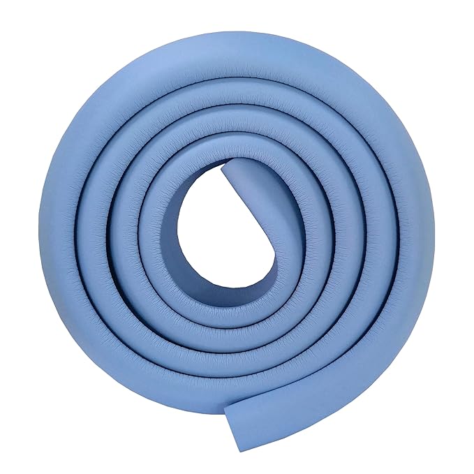 M2cbridge L Shape Extra Thick Furniture Table Edge Protectors Foam 6.5 Ft (Blue) by M2cbridge