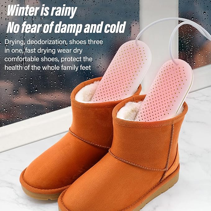 Household USB Shoe Dryer, Portable Boot Drying Student Dormitory Heater Adult Foot Deodorizing Boot Shoes Dryer with Timer for Travel Sneaker Socks Gloves Drying - Image 4