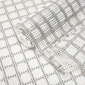 Shelf Liners for Cabinets-Drawer Liner Cabinet Liners for Shelves Kitchen,Non-Adhesive,Non-Slip,White Plaid,12in x 20Ft (240 inch) by vortiara