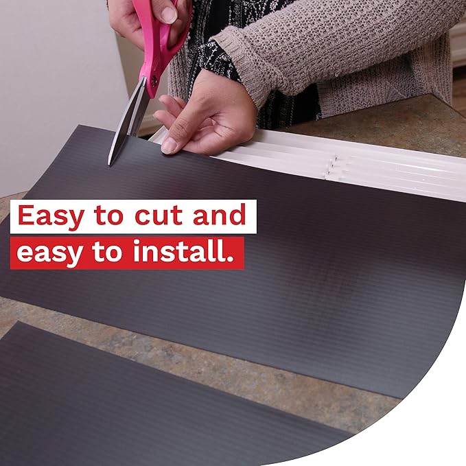 XFasten Magnetic Vent Cover, Industrial Grade Magnets for Sidewall and Floor Vents - for RV, Home HVAC, AC and Furnace Vents, 8-Inch x 17-Inch, Pack of 5 - Image 7