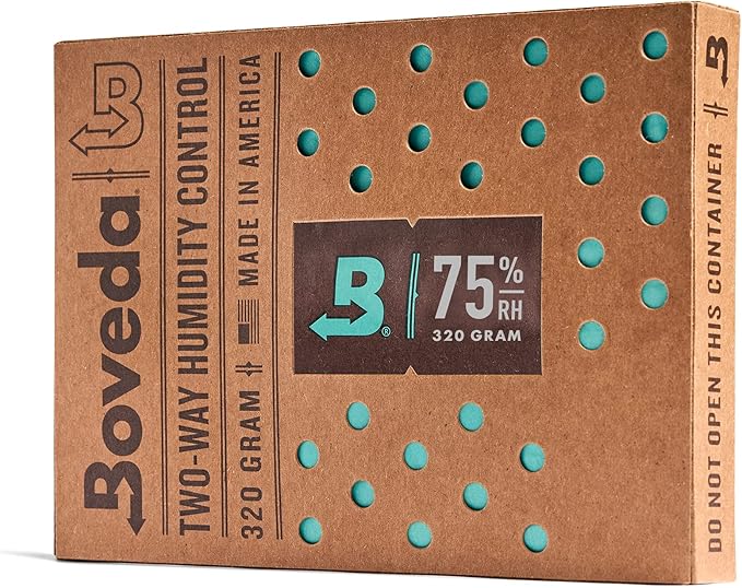 Boveda 75% Two-Way Humidity Control Pack to Fix Major Moisture Loss in Large Wood Humidifier Boxes – Size 320 – Single – Moisture Absorber – Humidifier Pack – Individually Wrapped Hydration Packet - Image 7