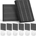 6000S Filter Replacement Compatible with LEVOIT Superior 6000S Smart Evaporative Humidifier, 8 Pack Wick Filters+ 6 Pack Top Fill Filters, Gray by Beckacher