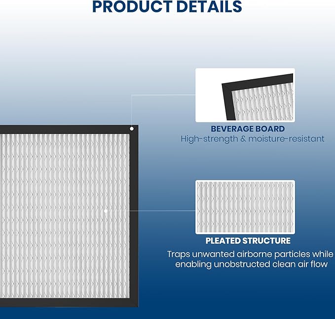 4 Packs 14 x 17.5 x1.75 MERV 13 Replacement Dehumidifier Filter for Santa Fe Advance90, Advance100, Advance120, Honeywell DR90 & DR120 Dehumidifier Models - Image 5